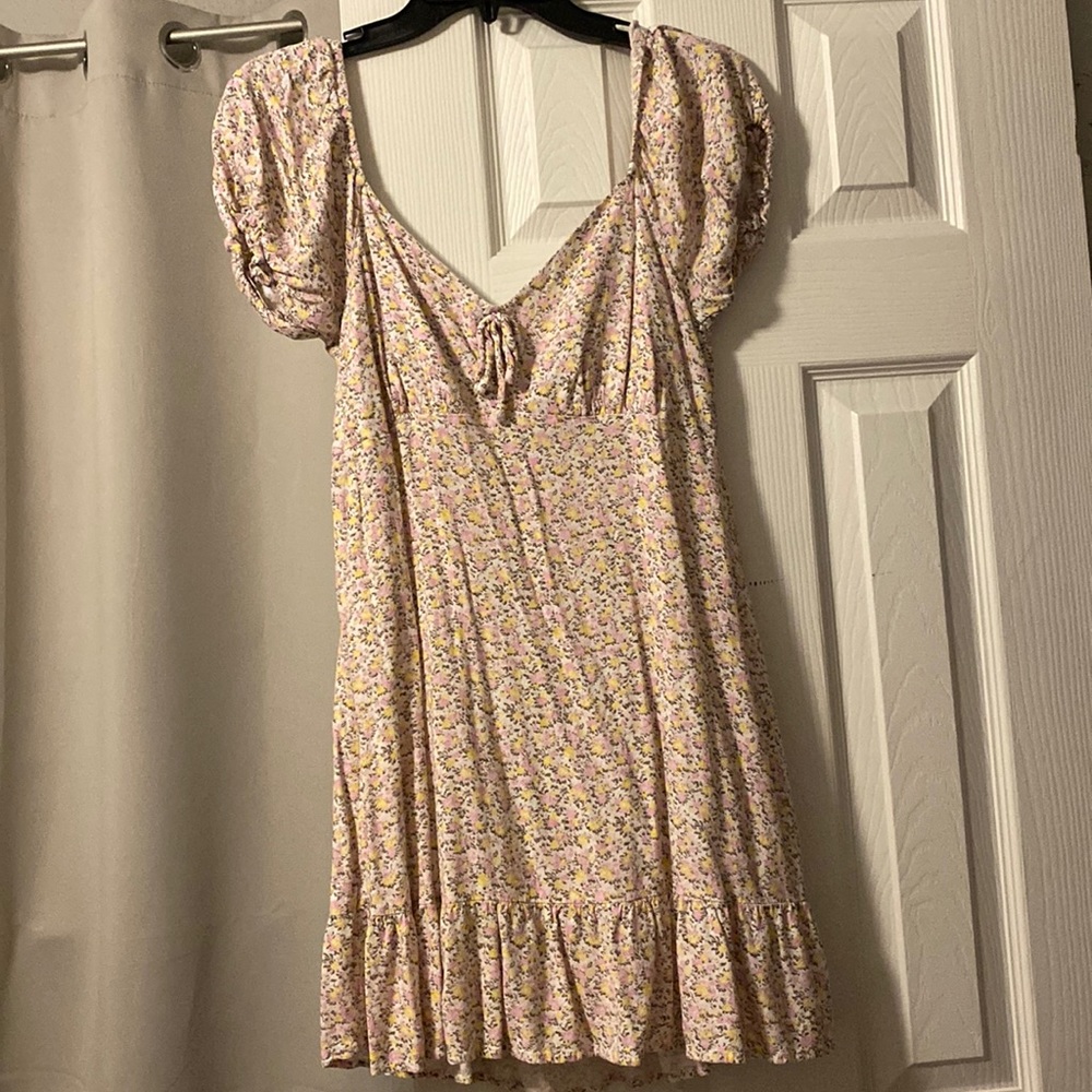 Floral Ruffle Sleeve Mini Dress Target